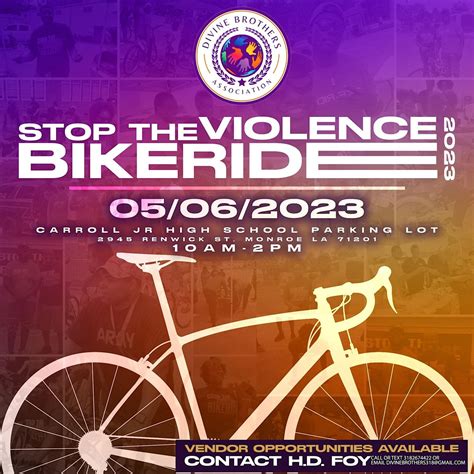 A bike ride with a great purpose-it’s the Stop The Violence Bike Ride