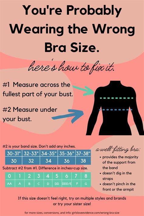 A bra that fits calculator. I wish I could add a picture to give an idea of how the bra fits but the calculator had told me I was a size 28E based off of these measurements Loose underbust: 28, snug underbust: 27, tight underbust: 26, standing bust: 33, leaning bust: 34, lying bust: 34. 