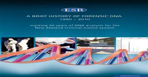 A brief history of forensic DNA