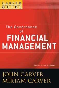 A carver policy governance guide the governance of financial management volume 3. - Manuale di servizio di infusomat space p infusomat space p service manual.