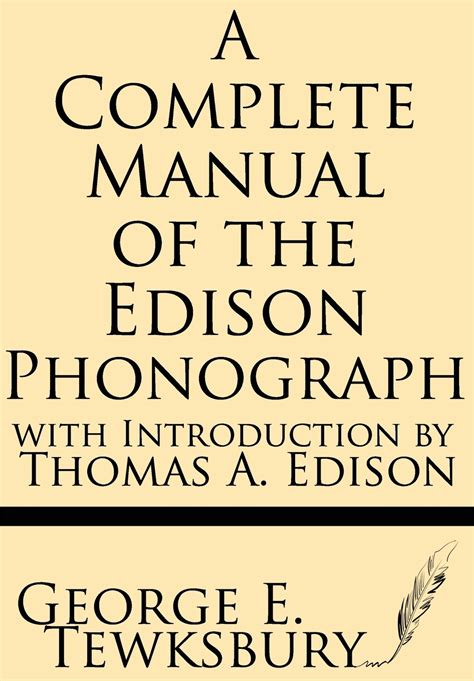 A complete manual of the edison phonograph with introduction by thomas a edison. - 94 v6 mitsubishi pajero workshop manual.