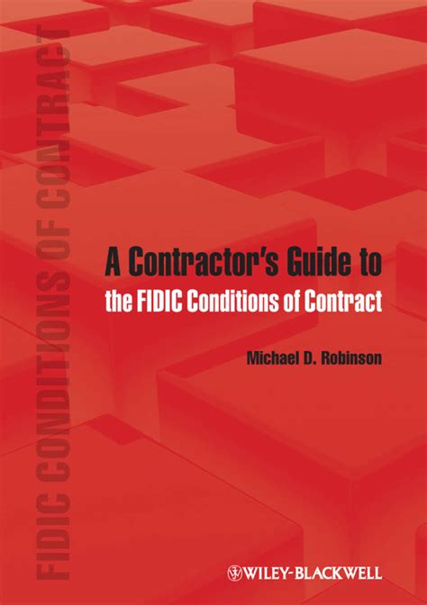 A contractors guide to the fidic conditions of contract by michael d robinson. - Manuale di servizio di philips cdr775 registratore cd.