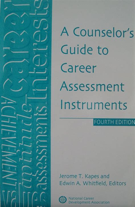 A counselors guide to career assessment instruments. - Un primo corso nel manuale sulle soluzioni sheldon ross di probabilità.