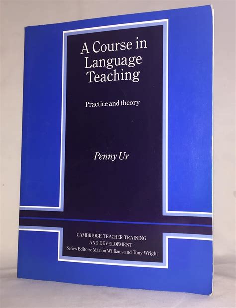 A course in language teaching trainers handbook by penny ur. - Underwater crime scene investigation a guide for law enforcement.