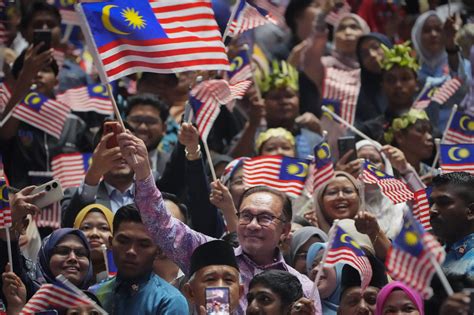 A divided Malaysia celebrates National Day with Prime Minister Anwar rallying for unity