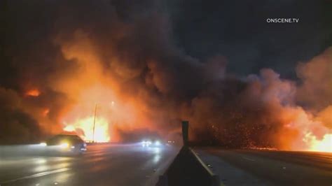 A driver forced to flee the I-10 fire was charged a towing fee