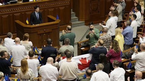 A fight for ‘the future of us all,’ Trudeau says in speech to Ukraine’s parliament