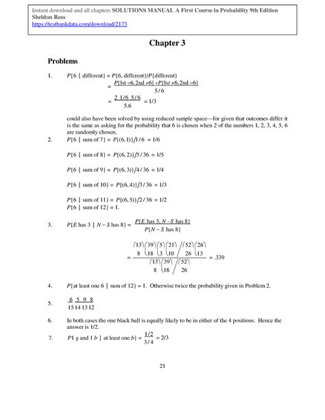 A first course in probability 7th edition solutions manual. - Fanuc manual guide 21i mb servo parameter.