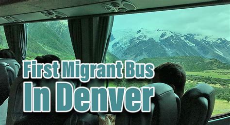 A first for Denver: Texas buses migrants to the city