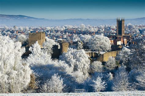 A frosty Ludlow from Whitcliffe Shropshire & Telford TSB Flickr