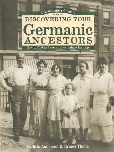 A genealogists guide to discovering your germanic ancestors genealogists guides to discovering your ancestor. - Honda gx110 horizontale welle motor reparaturanleitung download.