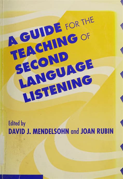 A guide for the teaching of second language listening by david j mendelsohn. - 7150 150cc fun kart parts manual.