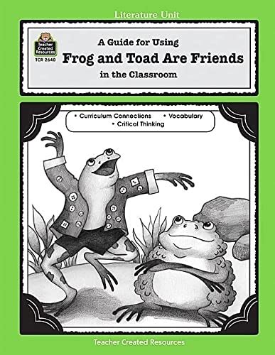 A guide for using frog and toad are friends in the classroom literature units. - Kunstpreis villa romana, florenz 1975 =.