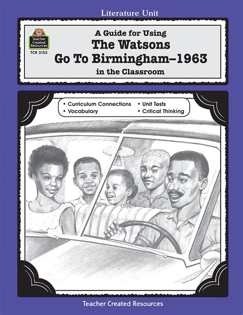 A guide for using the watsons go to birmingham 1963 in the classroom literature units. - Secrets of mental math the mathemagicians guide to lightning calculation and amazing mental math tricks.