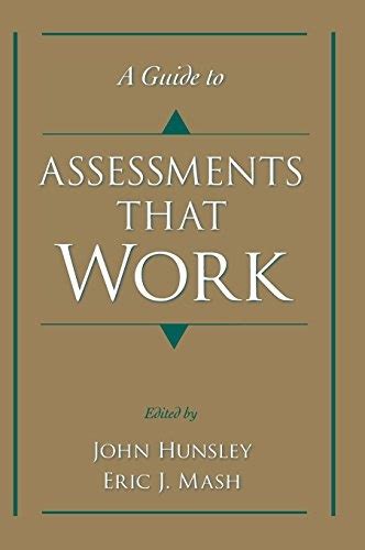 A guide to assessments that work oxford textbooks in clinical psychology. - Solutions manual for principles of physical chemistry.