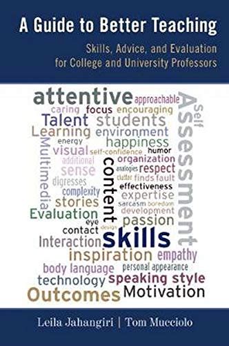 A guide to better teaching skills advice and evaluation for college and university professors. - Organic chemistry solutions manual vollhardt 6th.