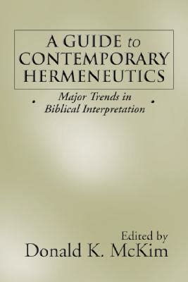 A guide to contemporary hermeneutics major trends in biblical interpretation. - Manual of tag heuer professional 200.