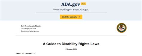 A guide to disability rights laws. - Guidelines for managing the client with intellectual disability in the emergency room.
