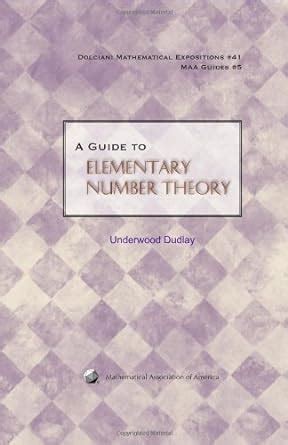 A guide to elementary number theory dolciani mathematical expositions. - Navigation control manual by a g bole.