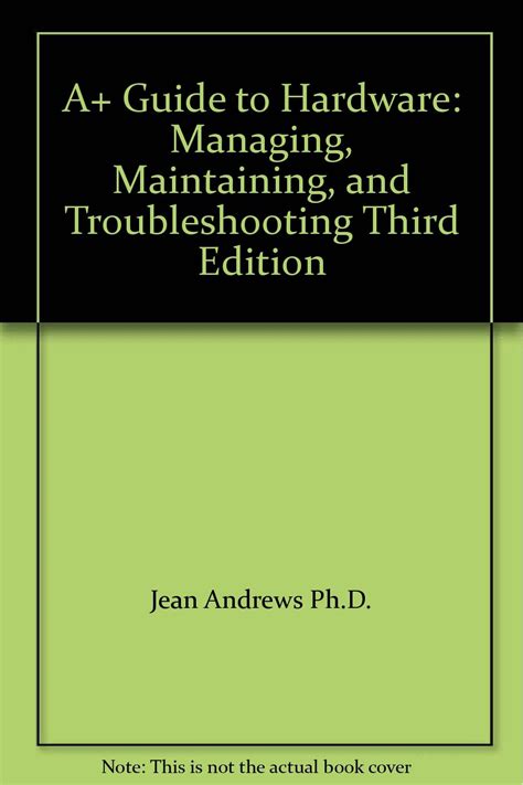 A guide to hardware managing maintaining and troubleshooting third edition enhanced. - Miele service manual vacuum cleaner s514.