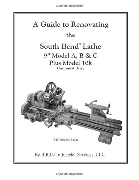 A guide to renovating the south bend lathe 9 model a b c model 10k. - Marcel proust, robert musil, versuche einer glücksfindung.