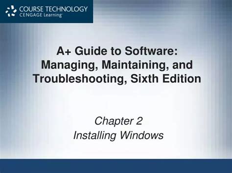 A guide to software managing maintaining troubleshooting. - The calla handbook by anna uhl chamot.