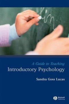 A guide to teaching introductory psychology by sandra goss lucas. - Ii conferencia sobre la enseñanza del derecho y el desarrollo, lima, 10 al 13 de enero de 1973..