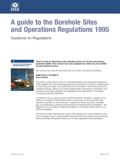 A guide to the borehole sites and operations regulations guidance. - Kymco super 8 50 full service repair manual.