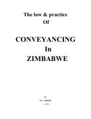 A guide to the law and practice of conveyancing in zimbabwe by m lloyd mhishi. - Oracle 10g forms and reports installation guide.