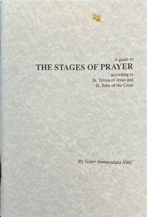 A guide to the stages of prayer according to st teresa of jesus and st john of the cross. - Ruidos y vibraciones - control y efectos enfoque tecnico medico y juridico.
