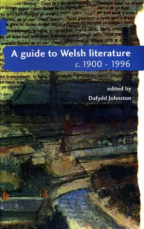 A guide to welsh literature 1900 1996 university of wales press guide to welsh literature. - Katowicki underground artystyczny po 1953 roku.
