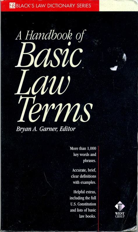 A handbook of basic law terms by bryan a garner. - Investment analysis and portfolio management solution manual.