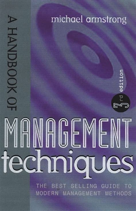 A handbook of management techniques by michael armstrong. - God is our guide lesson for kids.