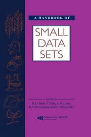 A handbook of small data sets. - Bling blogs and bluetooth modern living for oldies a guide for oldies.