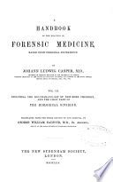 A handbook of the practice of forensic medicine v 2 1862 by johann ludwig casper. - Guide to the use of the wind load provisions of.