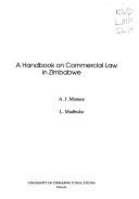 A handbook on commercial law in zimbabwe by arthur j manase. - Guía de indicador de servicio de bmw.