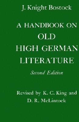 A handbook on old high german literature by john knight bostock. - Navigation manual 2007 lexus 350 rx.