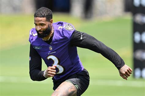 A healthy Odell Beckham Jr. takes the field for first time with Ravens: ‘It feels good to … not feel pain’