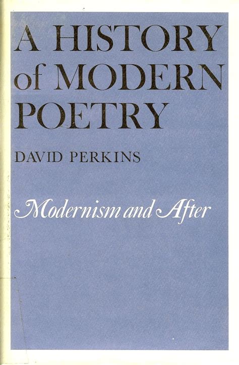 A history of modern poetry volume ii modernism and after. - Naar een nieuwe balans van verantwoordelijkheden.