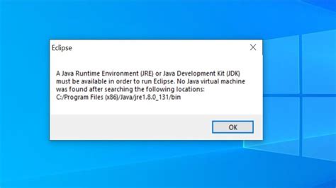 A java runtime environment must be available. .