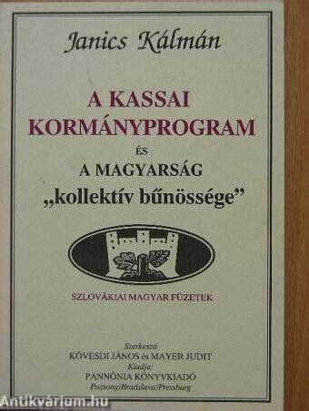 A kassai kormanyprogram es a magyarsag kollektiv bunossege (szlovakiai magyar fuzetek). - Stihl ms 241 c power tool service manual download.