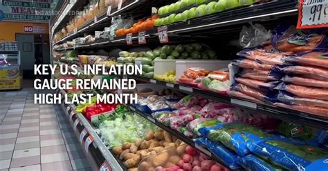 A key inflation gauge tracked by Fed remained high in March