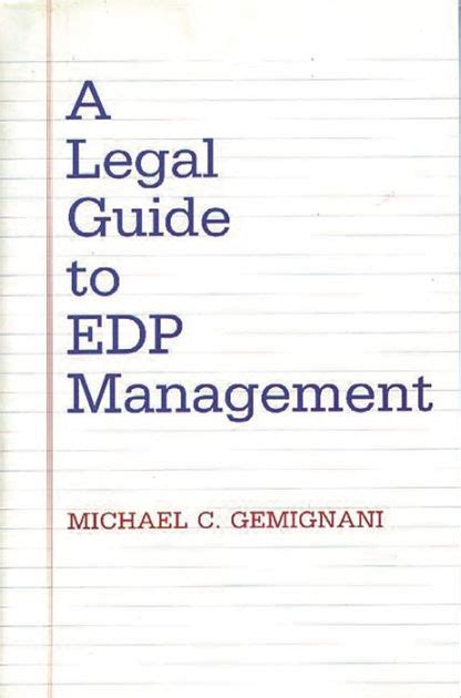 A legal guide to edp management. - Polaris sportsman 500 ho manuale d'officina.