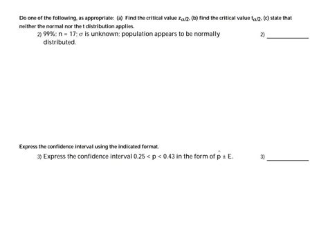 A level 0.90 confidence interval is - Brainly