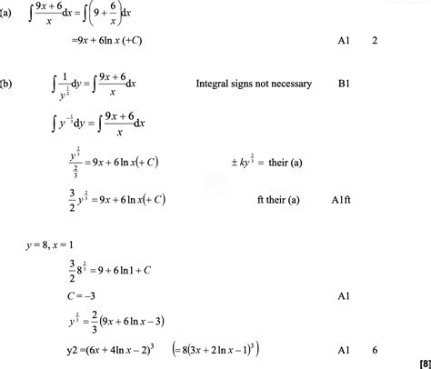 A level maths integration questions.  A-level in Physics, Maths and MadAsMaths :: Mathematics...