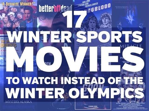 A list of winter sports movies and series for Christmas time - Olympics…