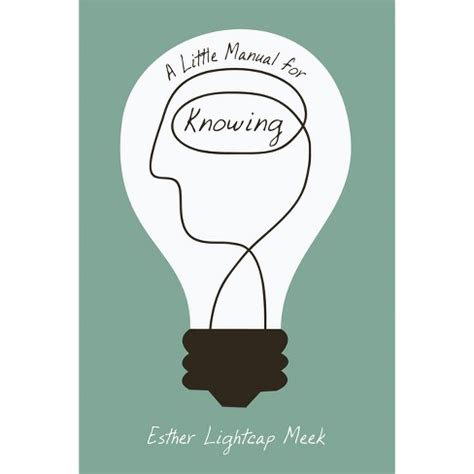 A little manual for knowing by esther lightcap meek. - Repair manual part 270962 key 1330.