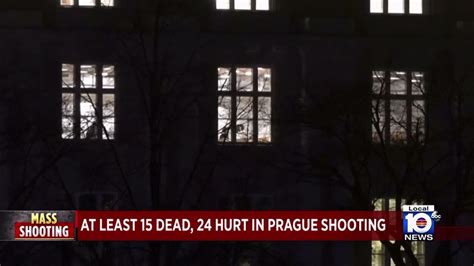 A lone gunman opens fire in a Prague university, killing 15 people and injuring 24