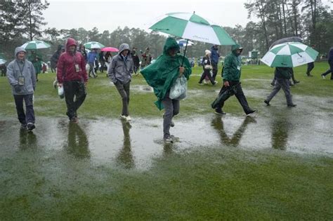 A look at previous Masters affected by inclement weather