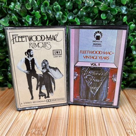 A lot of two vintage Fleetwood Mac cassettes rumors future …